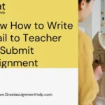 Write Email To Teacher