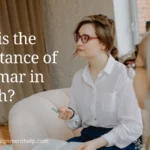 Importance Of Grammar In English