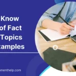 claim of fact essay topics