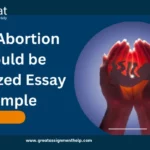 why abortion should be legalized essay