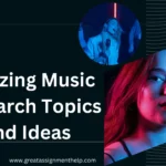 Music Research Topics