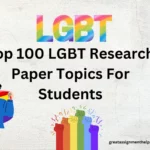 LGBT Research Paper Topics