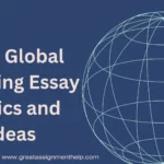 Global Warming Essay Topics