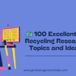 Recycling Research Topics