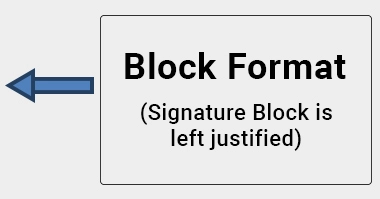 block format