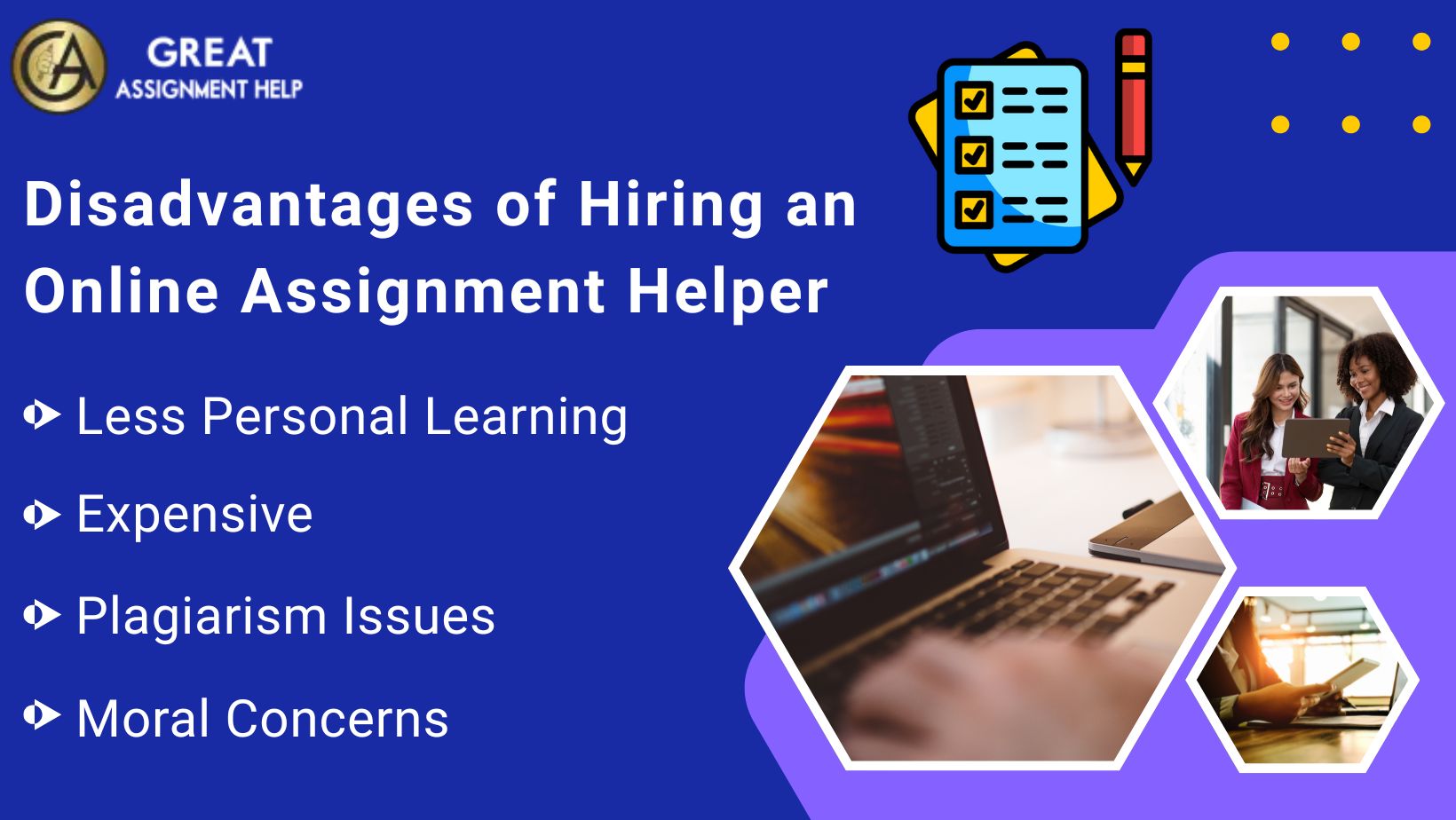Disadvantages of Hiring an Online Assignment Helper