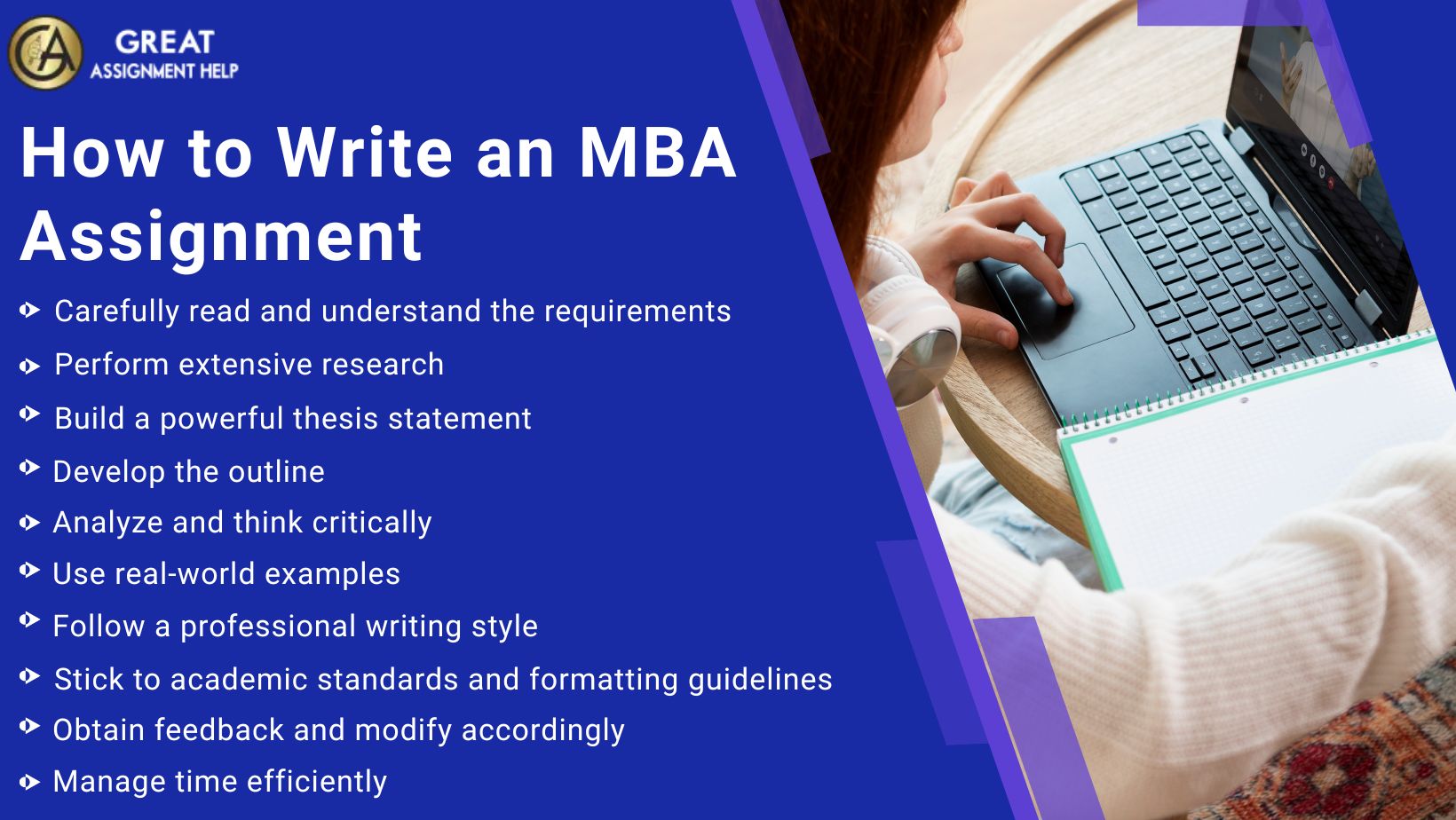 Write an Excellent MBA Assignment