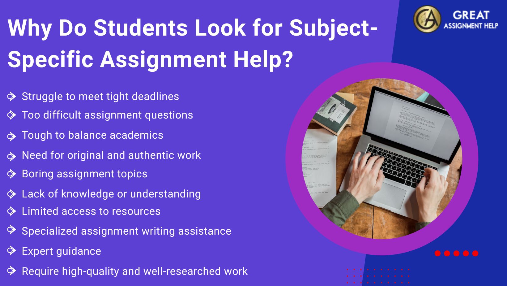 Why Do Students Look for Subject-Specific Assignment Help?