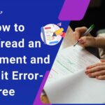 How to Proofread an Assignment and Make it Error-free