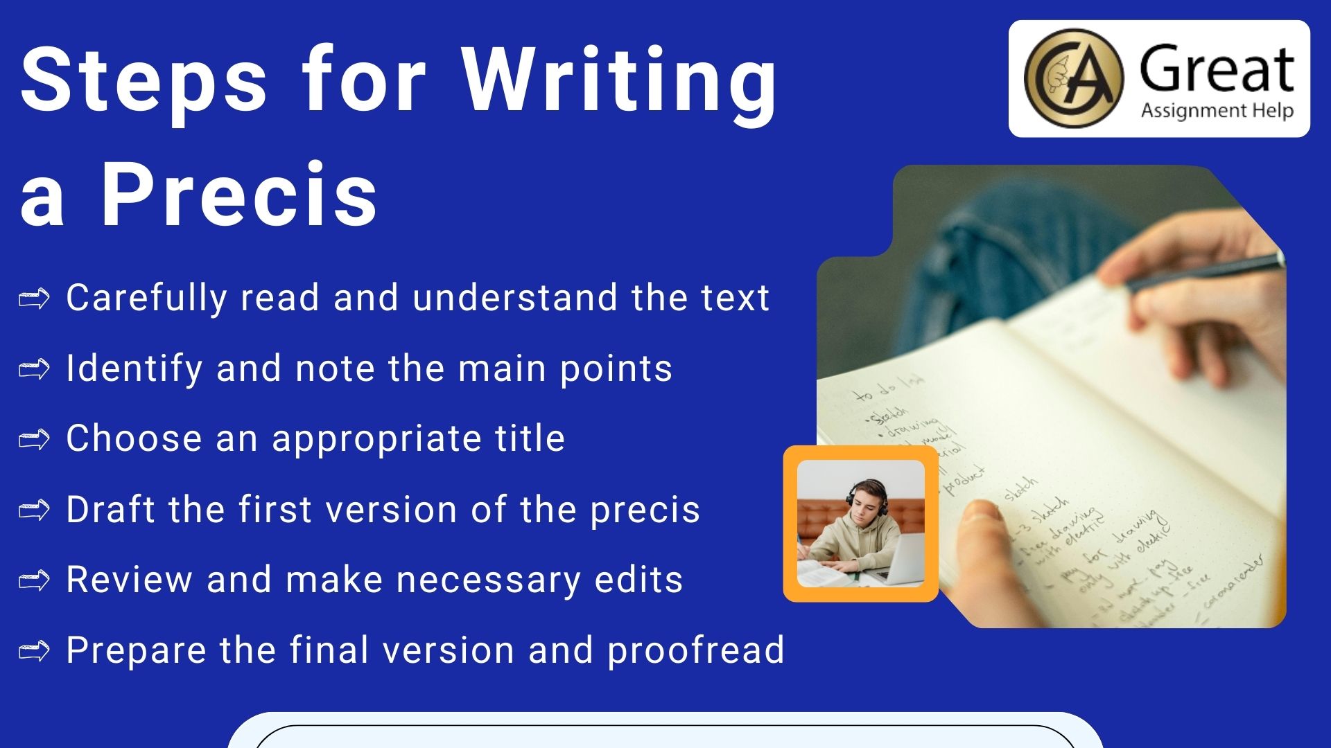 Steps for Writing a Precis