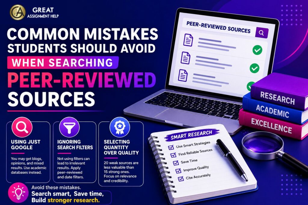 ommon Mistakes Students Should Avoid When Searching Peer-Reviewed