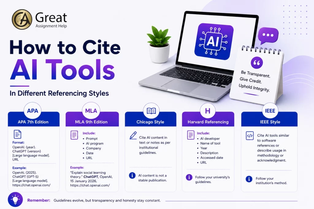 How to Cite AI Tools Correctly in Different Referencing Styles