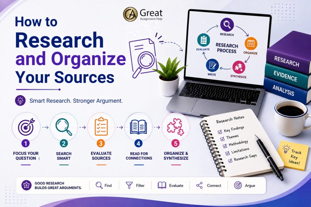How to Research and Organize Your Sources