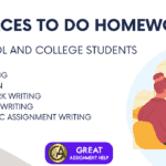 Places to Do Homework