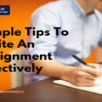 Tips To Write An Assignment