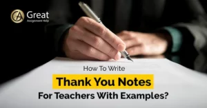 How To Write Thank You Notes